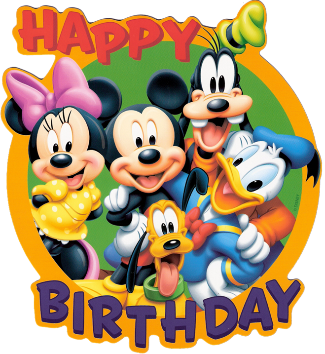 Happy Birthday Mickey Mouse PNG PNG All