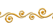 Decorative Line Gold PNG Picture