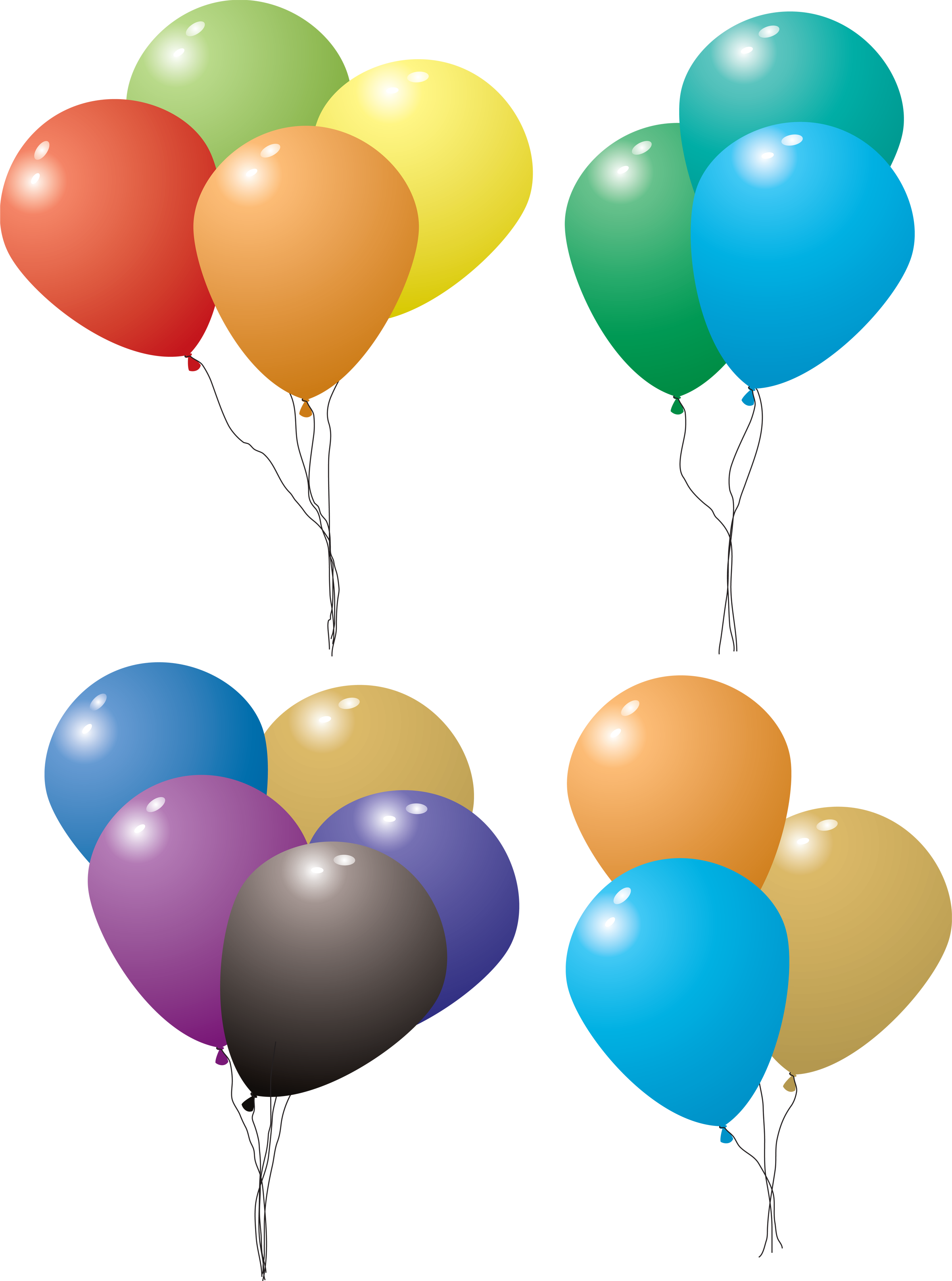 Happy Birthday Balloons Png Images Png All