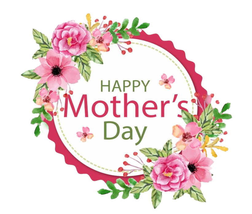 Happy Mothers Day Text Transparent PNG All