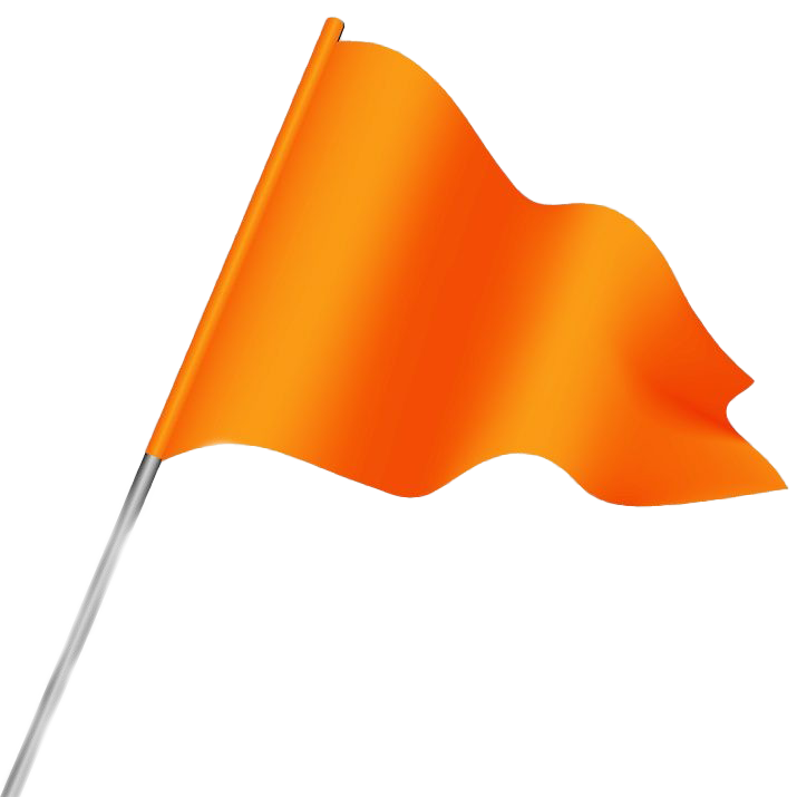 Arriba Foto Bandera Naranja Con Una Linea Negra Mirada Tensa