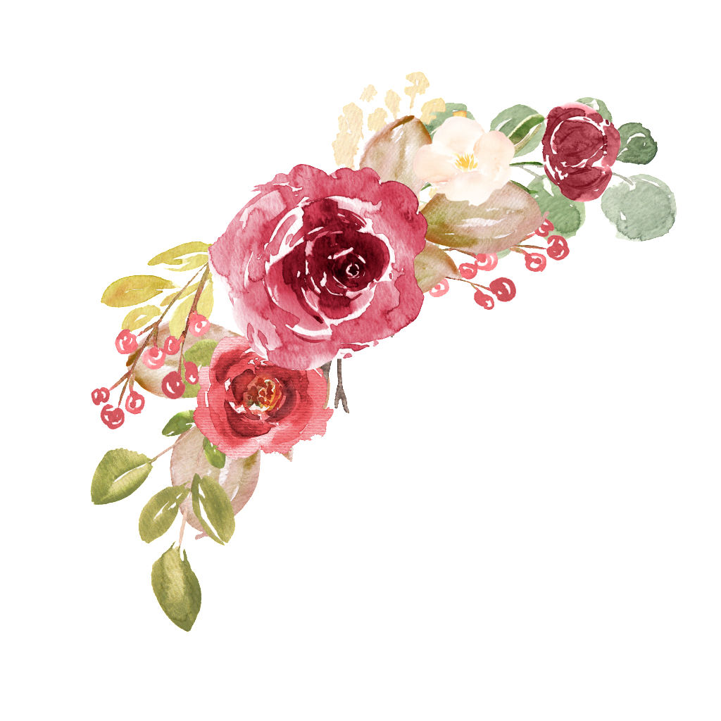 Corner Watercolor Flower Transparent | PNG All