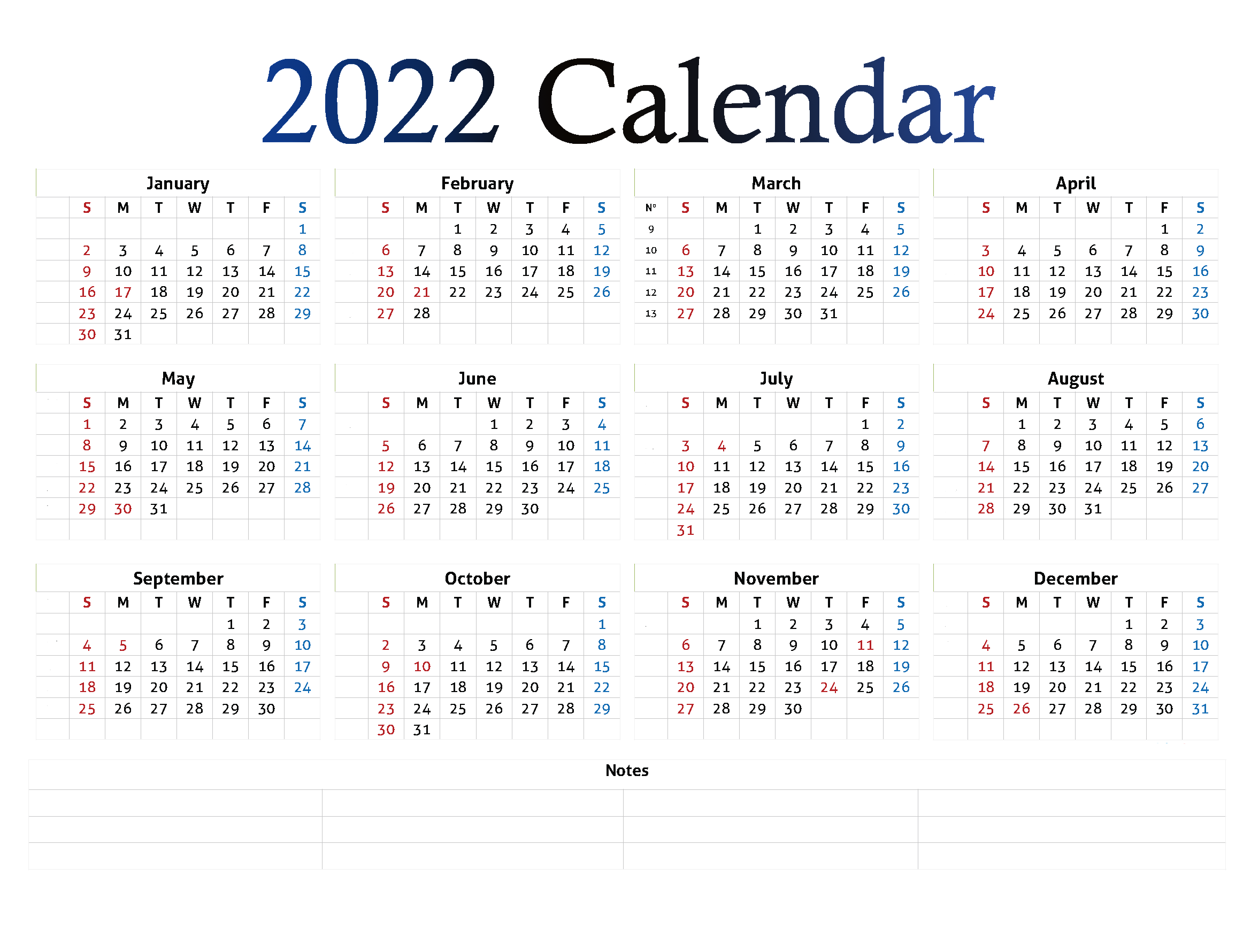 2022 Calendar Png Transparent Printable Calendar 2023