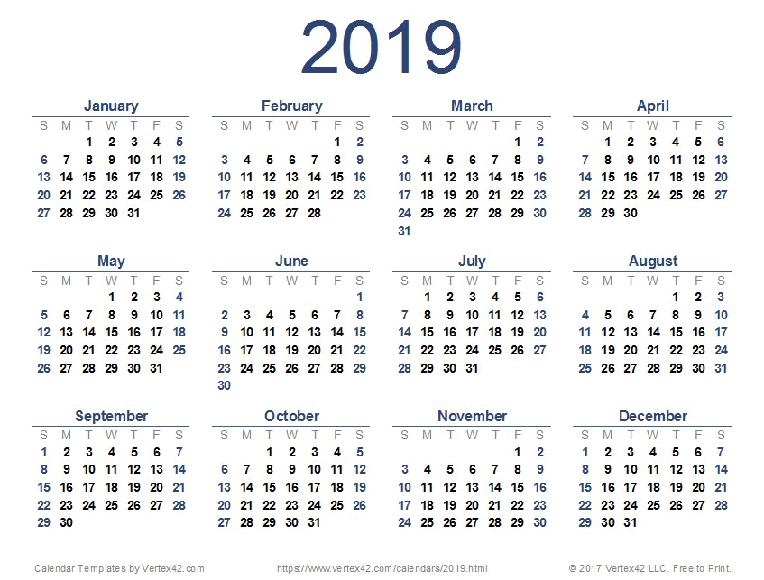 Kalender 2019 Format Jpg Dan Png Full Hd Lengkap Perbulan Mastimon Com ...