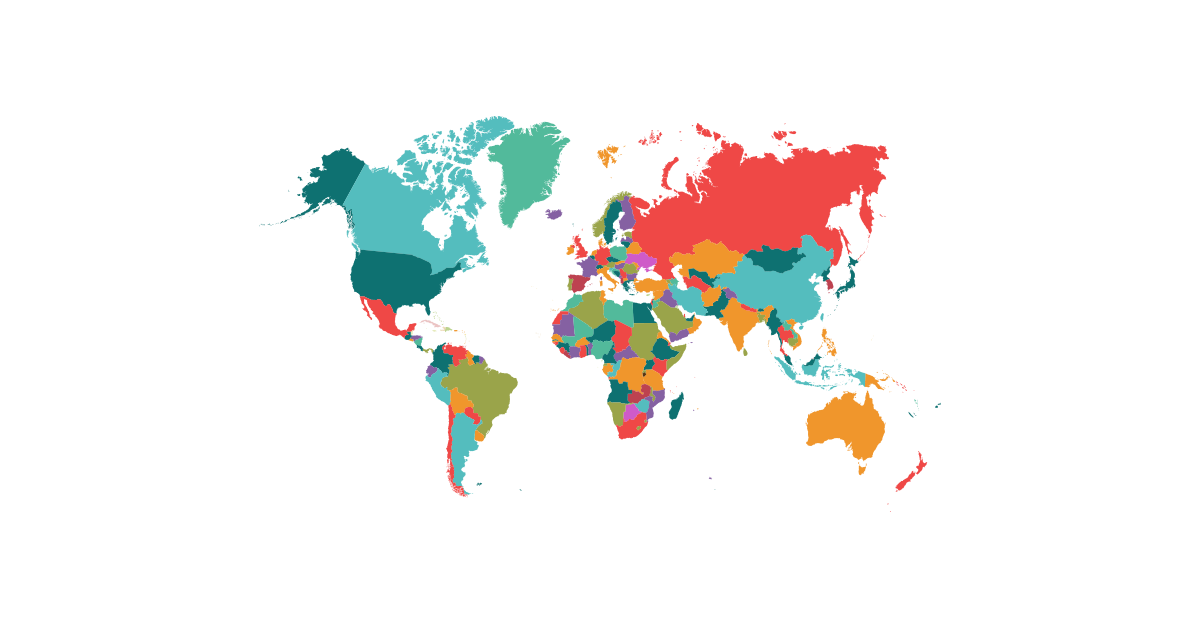 Dünya Haritası PNG HD