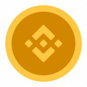 Binance Coin Crypto Logo PNG Fond