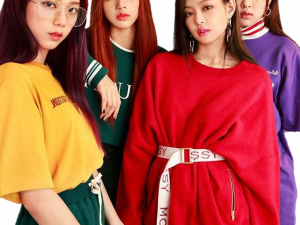 fashion, streetwear, colorful outfits, trendy styles, Blackpink PNG