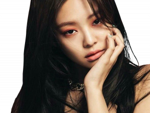 K-pop artist, stylish portrait, beauty close-up, expressive gaze, Blackpink PNG