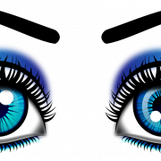 عيون زرقاء ناقلات PNG الصورة