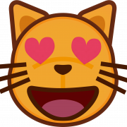 Katzenaugen Emoji Png