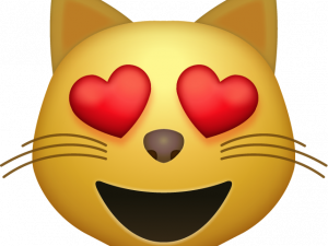 Cat Eyes Emoji PNG File