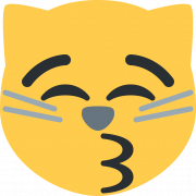 Katzenaugen Emoji Png Bild