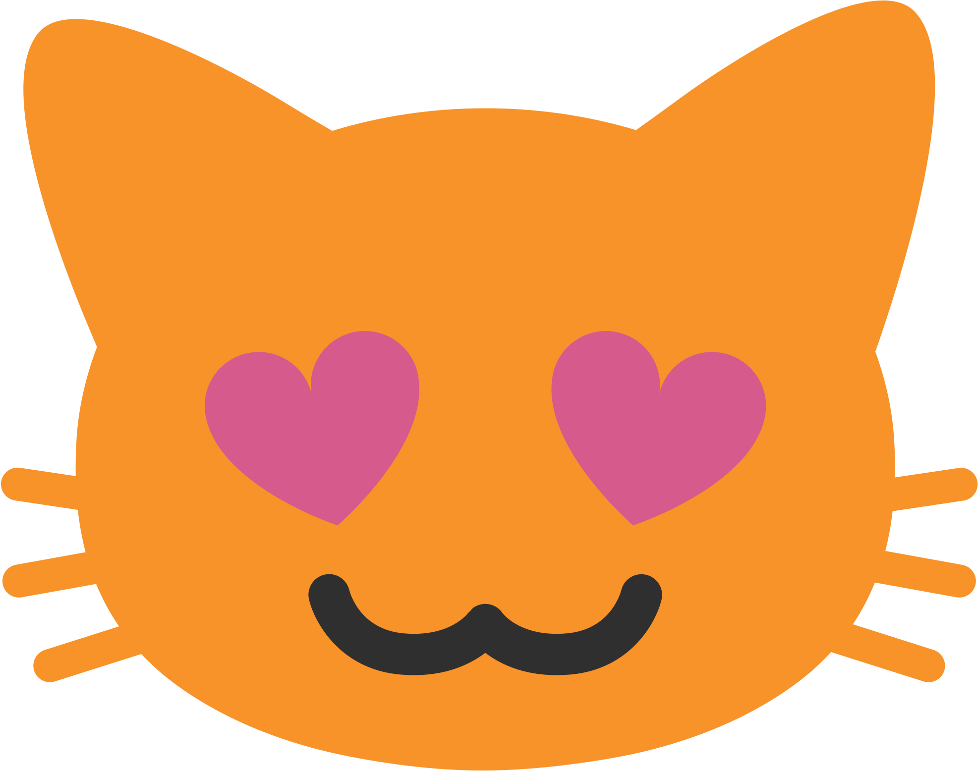 Katzenaugen Emoji Png Bild