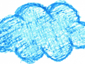 blue cloud, artistic drawing, abstract illustration, soft texture, Drawing PNG