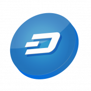 Dash Crypto Logo PNG Bilder