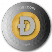 Logo de crypto de DoGECOIN transparent