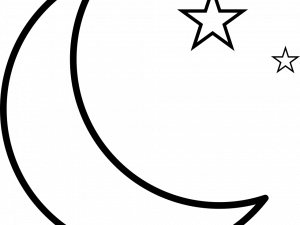 moon, stars, night sky, celestial symbols, Drawing PNG