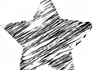 star shape, sketchy star, hand-drawn star, artistic star, Drawing PNG