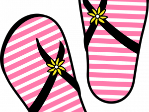 Flip Flops Vector PNG Cutout