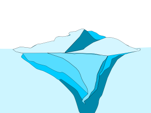 Iceberg Underwater PNG Free Download