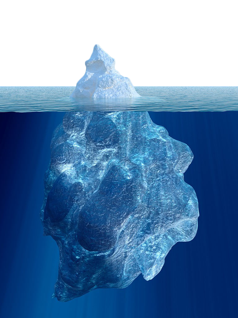 Iceberg Underwater PNG HD Image - PNG All | PNG All