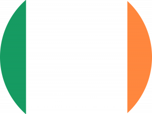 Ireland Flag Round