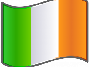 Ireland Flag Waving PNG