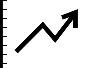 Line Chart Silhouette PNG Cutout