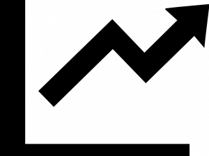 Line Chart Silhouette PNG Images