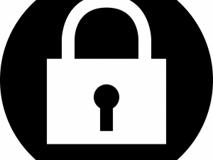 Lock Silhouette PNG