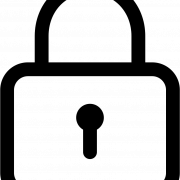 قفل ملف png silhouette