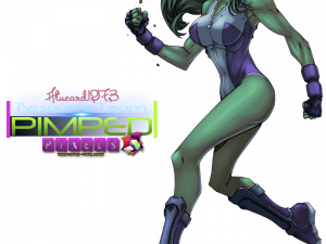 Marvel She Hulk PNG Cutout