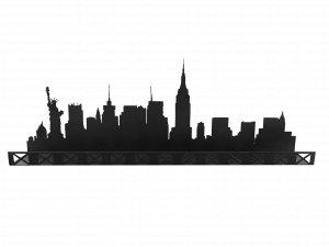 New York City Silhouette PNG HD Image