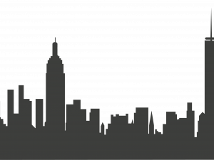 New York City Silhouette PNG Image HD