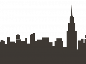 New York City Silhouette PNG Images