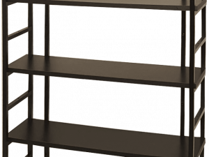 metal shelving unit, industrial storage rack, black bookcase, open shelf organizer, Shelf Storage PNG