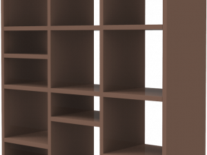 bookshelf png, storage unit, wooden shelving, home organization