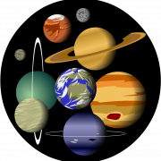 PNG -Ausschnitt Sonnensystem