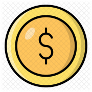 Image PNG Logo PNG de pièce USD