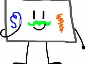 Whiteboard Vector PNG Cutout