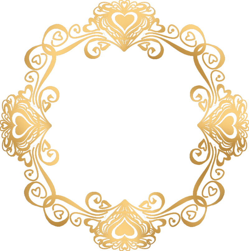 Golden Circle Frame PNG File - PNG All
