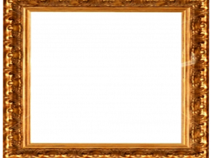 Golden Frame No Background