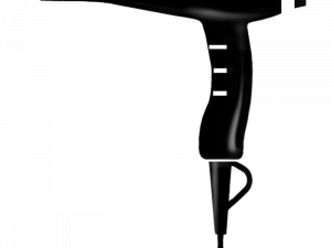 Hair Dryer Black Hair Dryer PNG Cutout