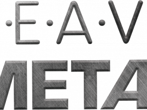 Heavy Metal Logo PNG Photo