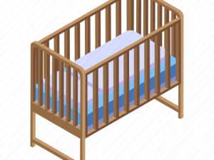 Infant Bed PNG Cutout