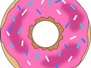 Pink Donut PNG