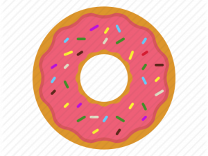 Pink Donut Transparent