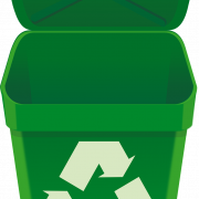 Mendaur ulang tempat sampah tanpa latar belakang