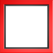 Roter Rand PNG HD -Bild