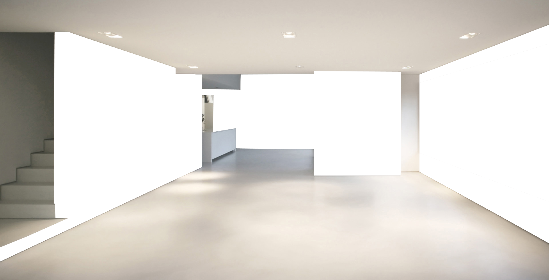 living room with tv transparent